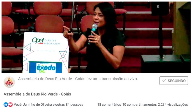 Família-Escola: em tempo de coronavírus, “live” com  familiares é grande sucesso em escola parceira de Goiás